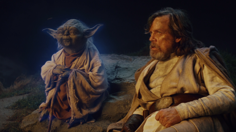 Yoda imparts one last important lesson to Luke in The Last Jedi.